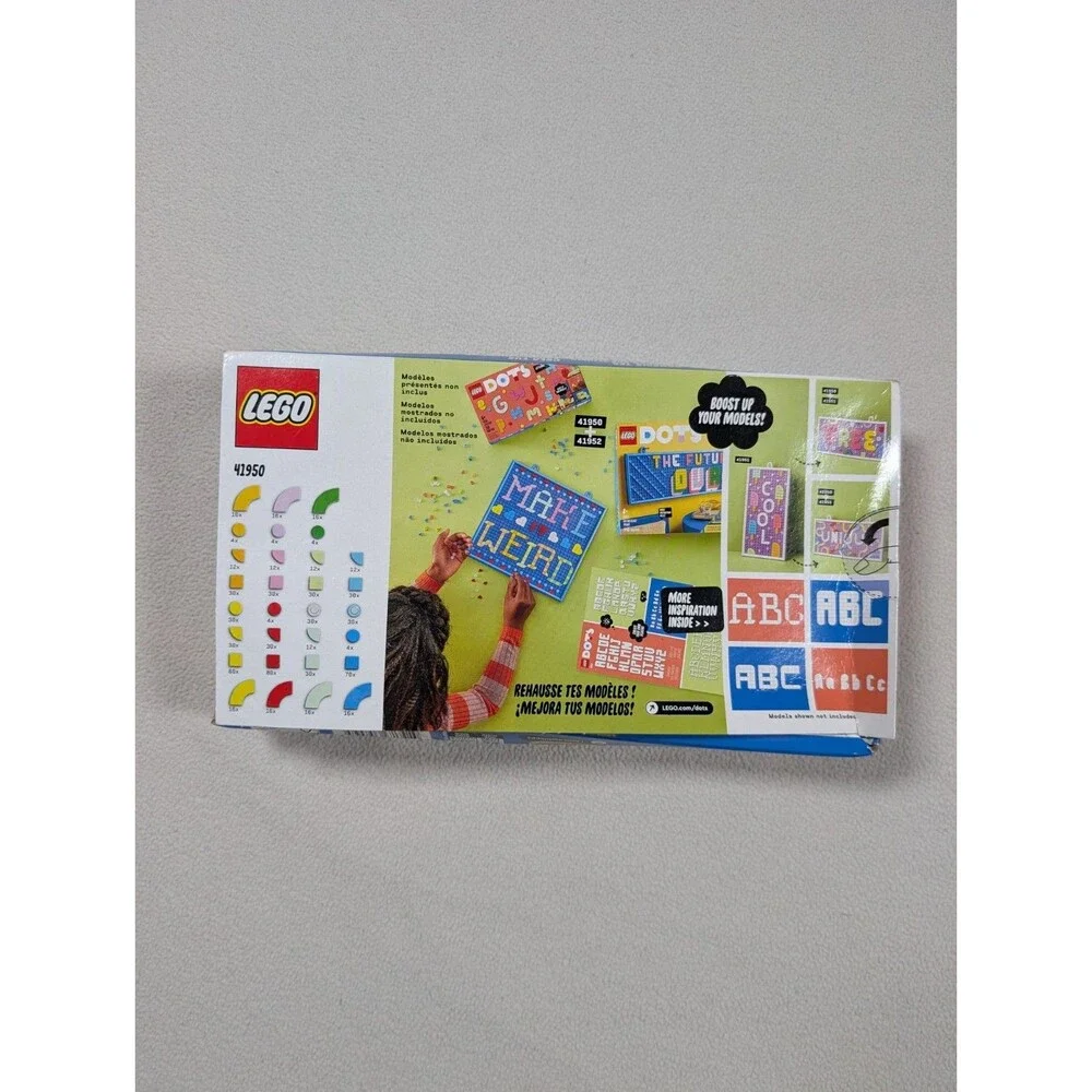 Lego Dots Lettering 41950 Opened Box, Still In Package